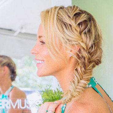 Side Fishtail Braid Hairstyle